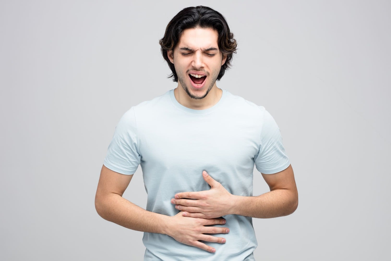 1 Man having a acid reflux