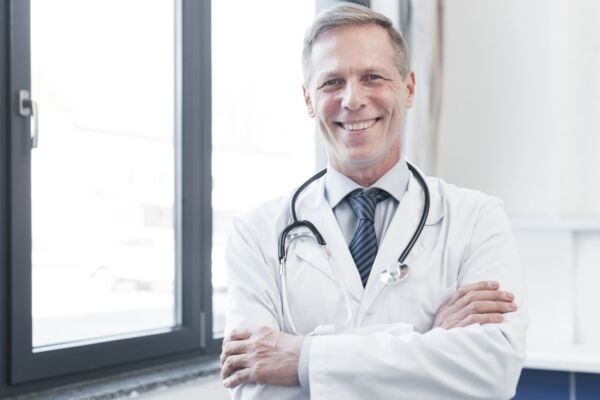 Gastroparesis doctor smiling