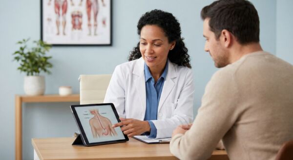 Doctor consultation about GERD and cancer risk