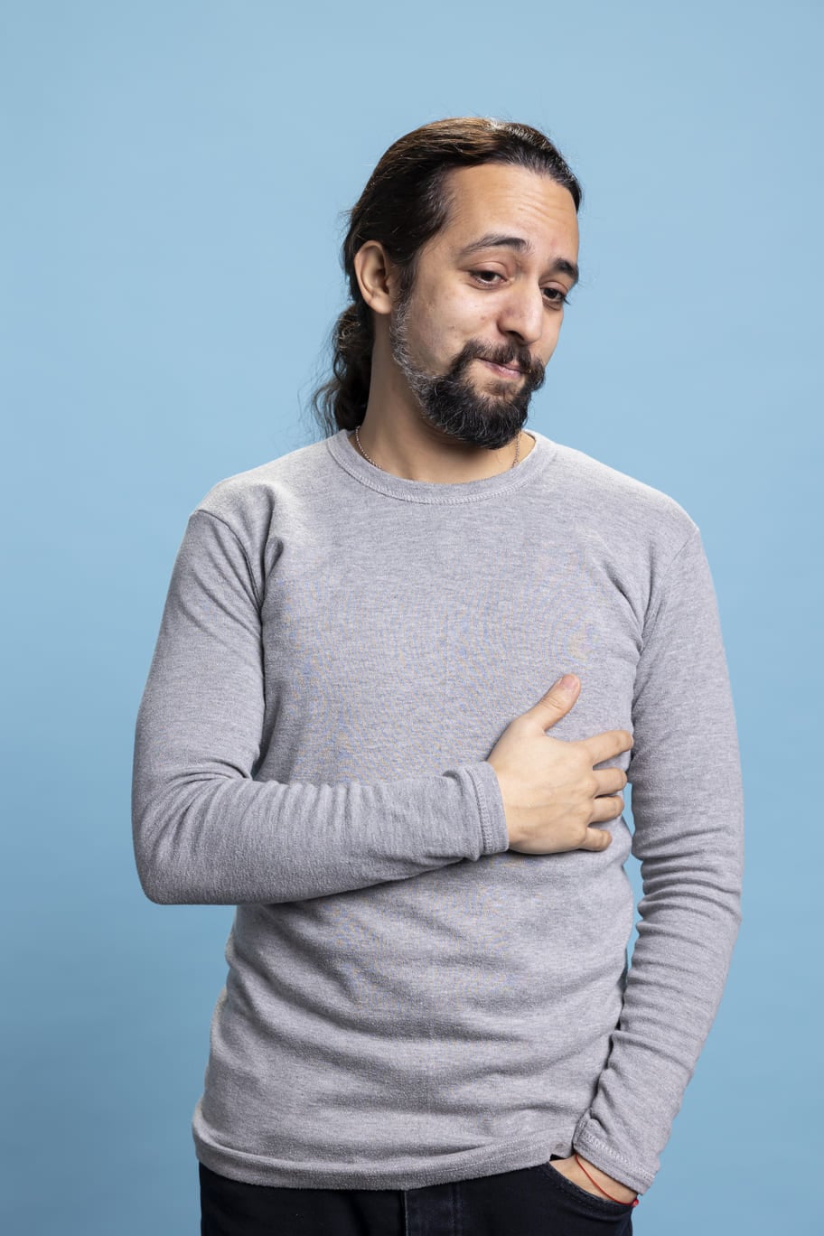 Happy patient after heartburn surgery
