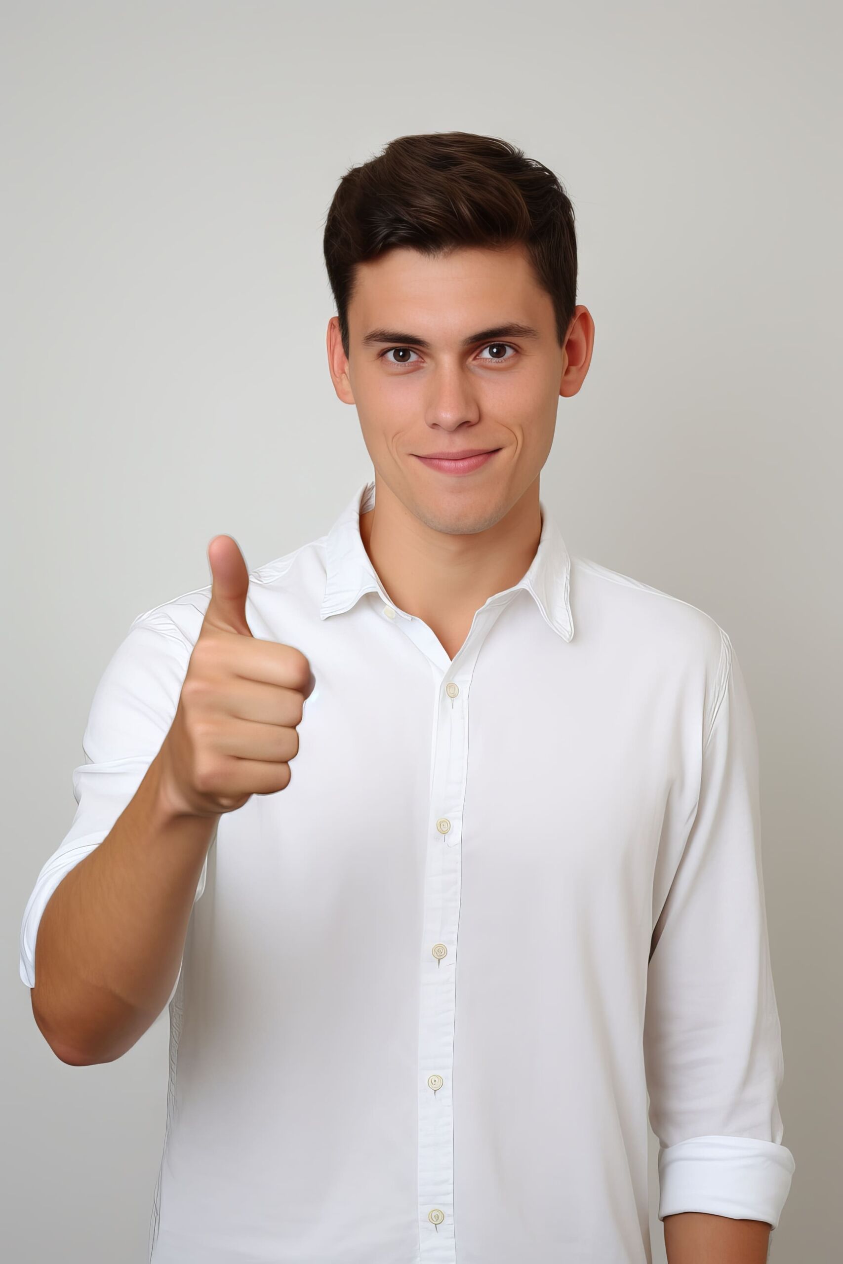Happy patient after heartburn surgery