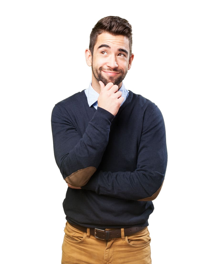 Man smiling after successful hiatal hernia surgery