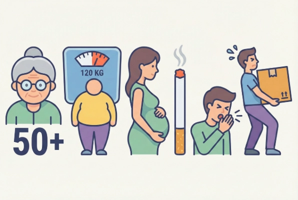 Hiatal hernia risk factors