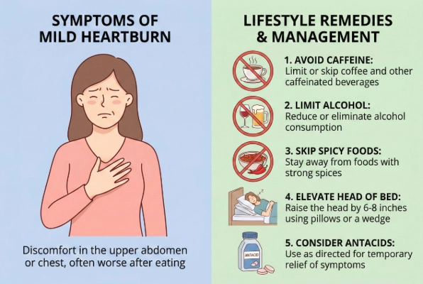 Stage 1 GERD symptoms and lifestyle remedies