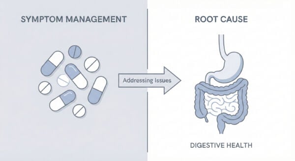 GERD medications manage symptoms but don't cure the root cause