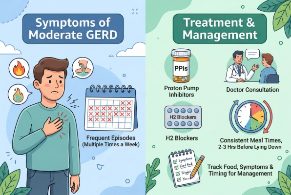 Stage 2 GERD symptoms and treatment options