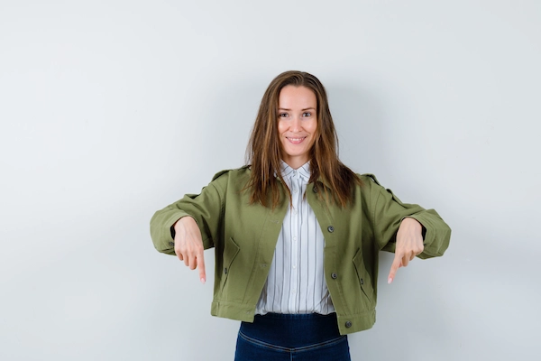 Women with gastroparesis pointing down