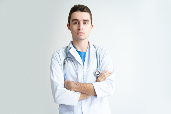Acid Reflux doctor with his arms crossed