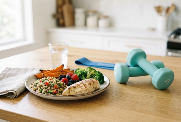 Healthy diet and exercise for weight management after surgery
