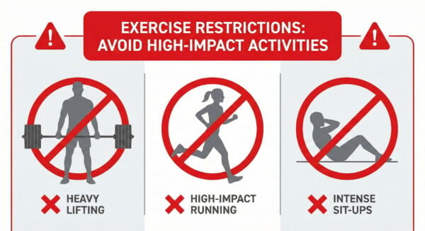 High-impact exercises to avoid with hiatal hernia