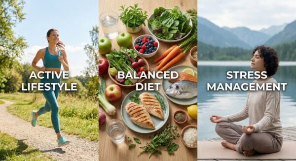 Exercise, nutrition, and stress control for GERD prevention