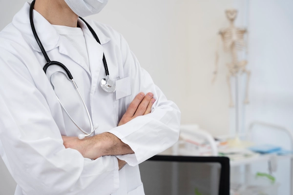 Gastroparesis doctor crossed arm