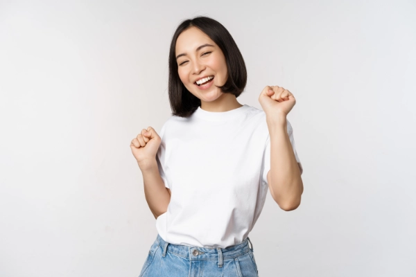Hiatal hernia patient happy after surgery