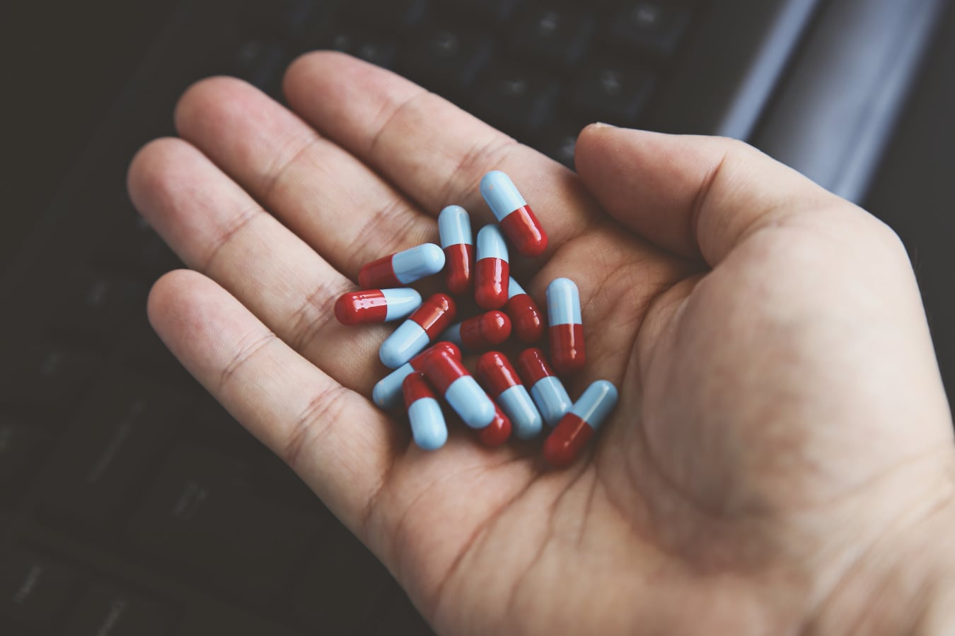 Antibiotics in palms