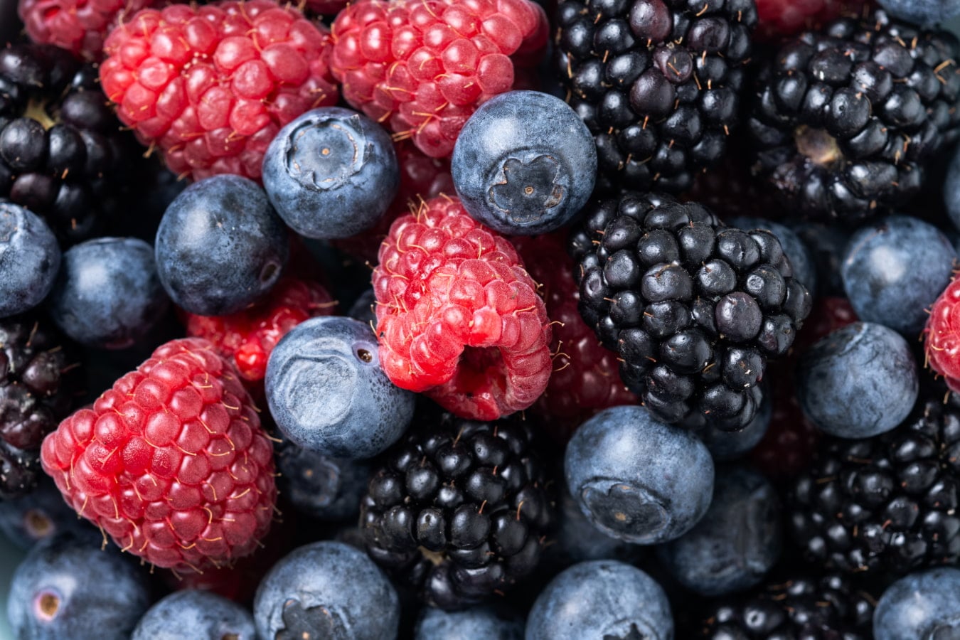 Fresh assorted berries