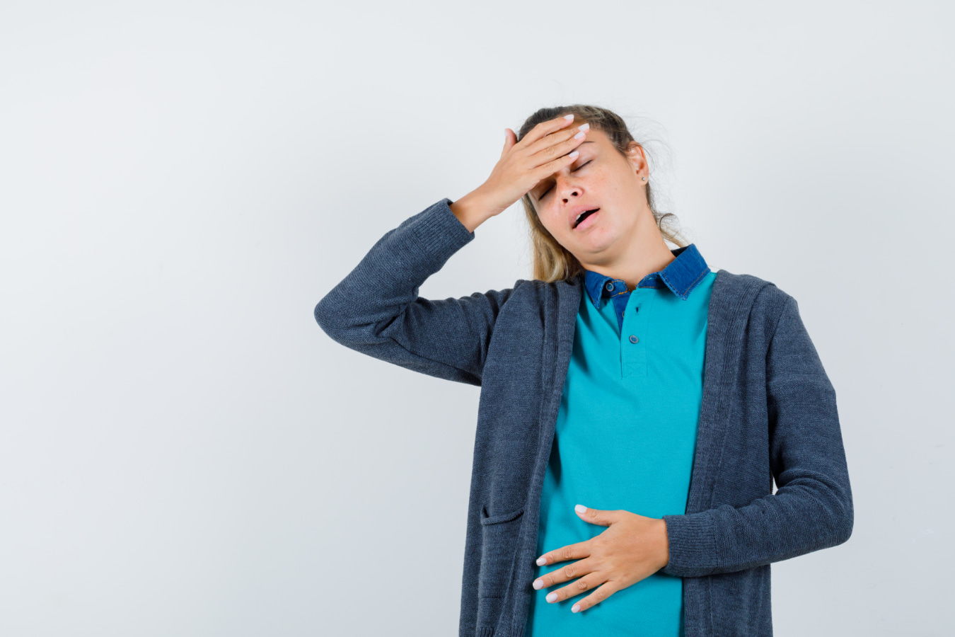 Women with hiatal hernia getting dizzy