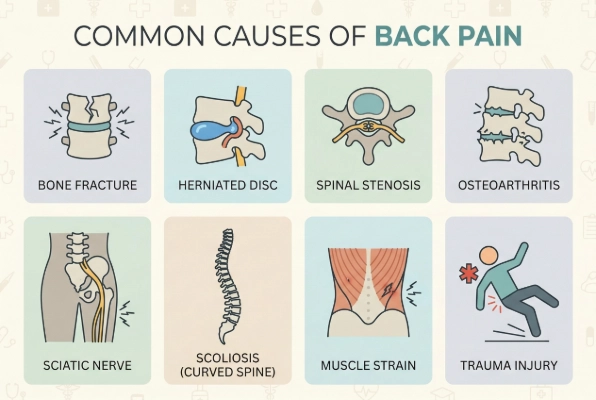 Common causes of back pain