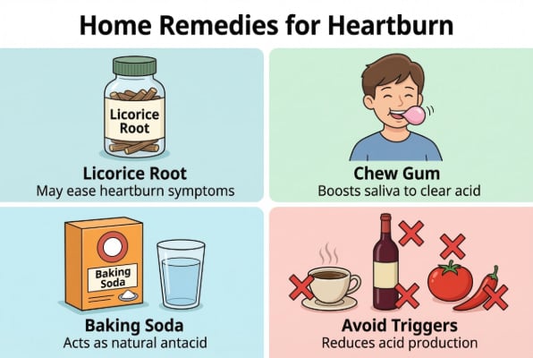 Home remedies for hiatal hernia heartburn