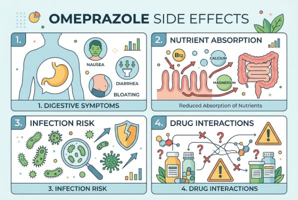 Omeprazole side effects to be aware of