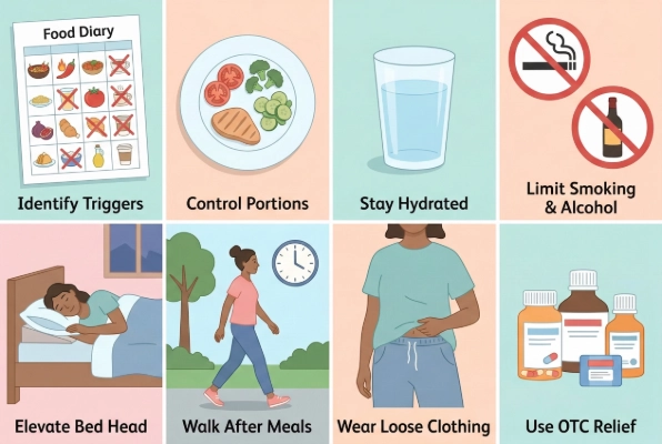 Eight ways to prevent and relieve heartburn