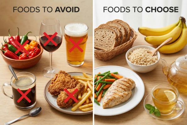 Foods to avoid and choose during antibiotic treatment