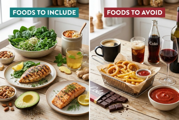 Foods to eat and avoid with hiatal hernia