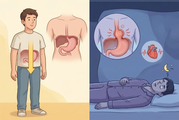 Hiatal hernia causing insomnia and nighttime symptoms