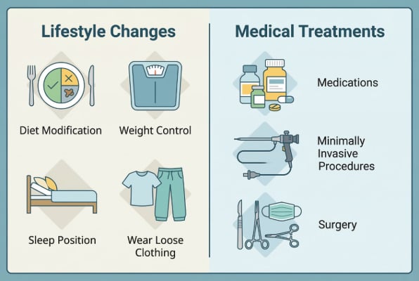 Hiatal hernia treatment lifestyle changes and medical options