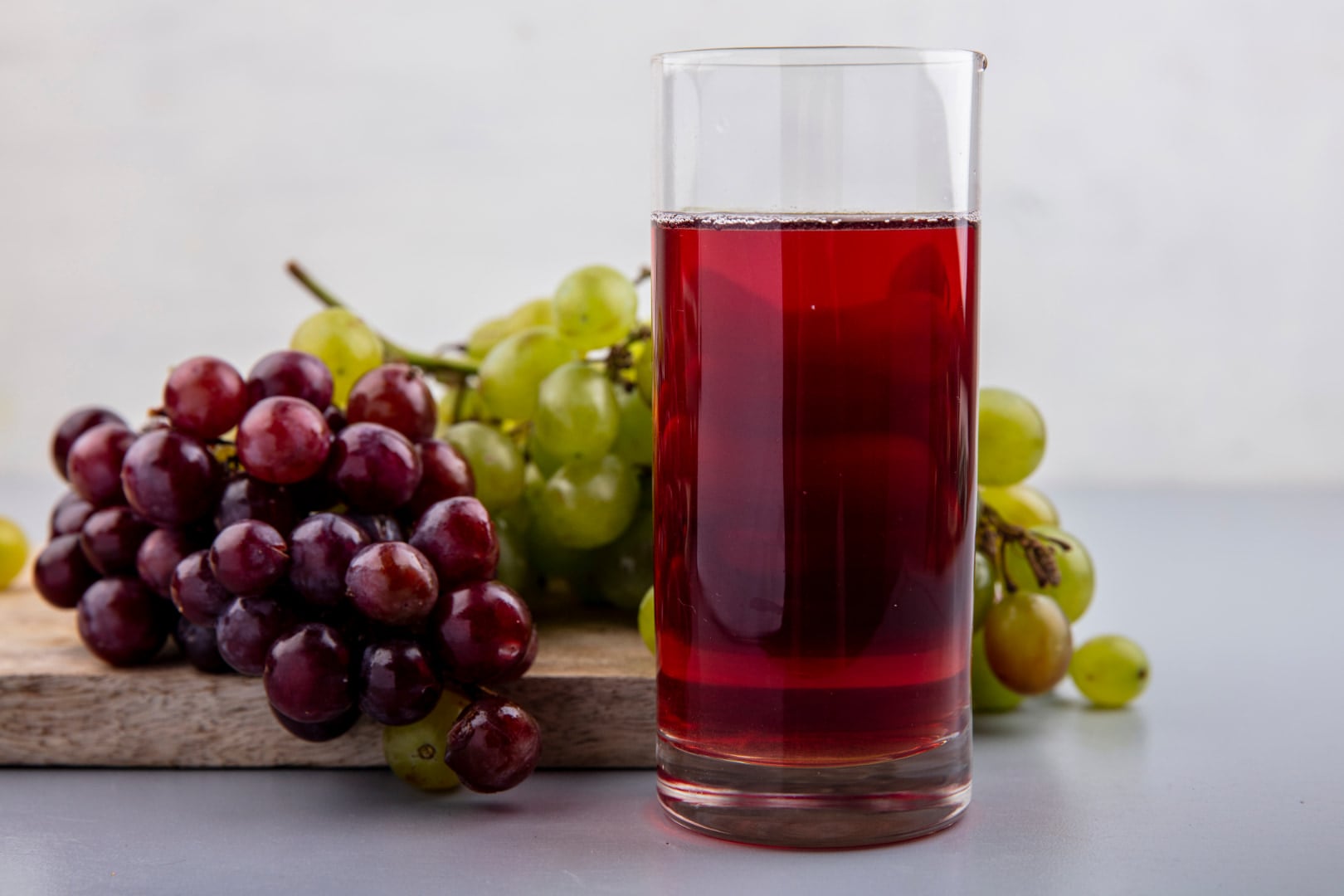 Glass of grape juice