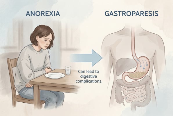 How anorexia can lead to gastroparesis