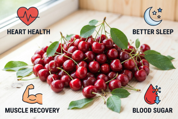 Potential health benefits of cherries