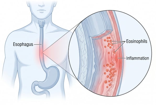 Eosinophilic esophagitis diagram