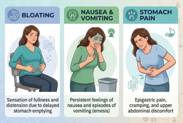 Gastroparesis and related digestive problems