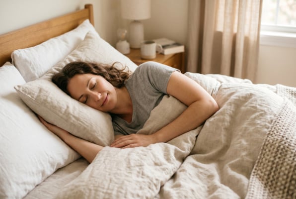 Sleeping on left side eases hiatal hernia symptoms