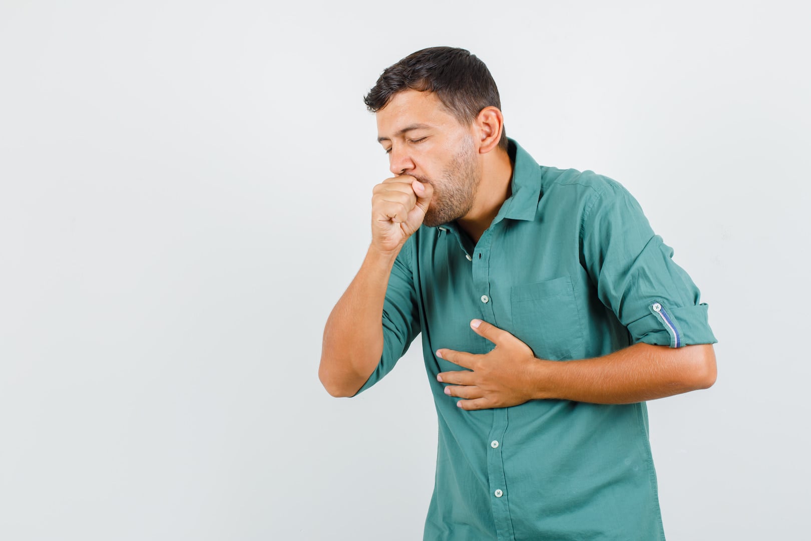 Man with asthma and acid reflux