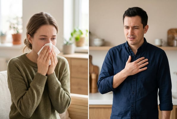 Connection between allergies and acid reflux