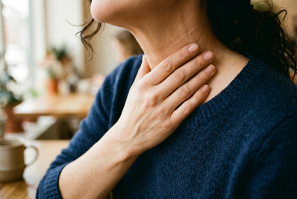 LPR symptoms triggering asthma