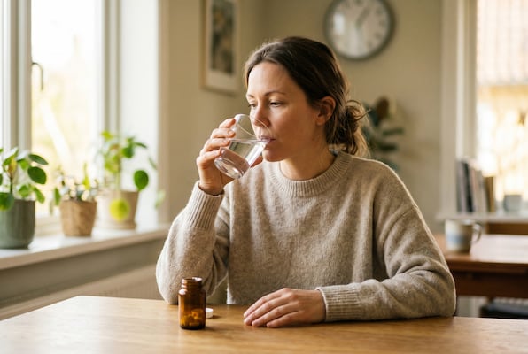 Preventing heartburn while taking steroids