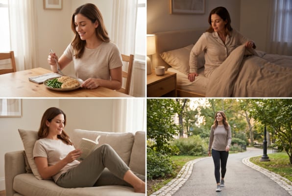 Lifestyle habits for managing acid reflux