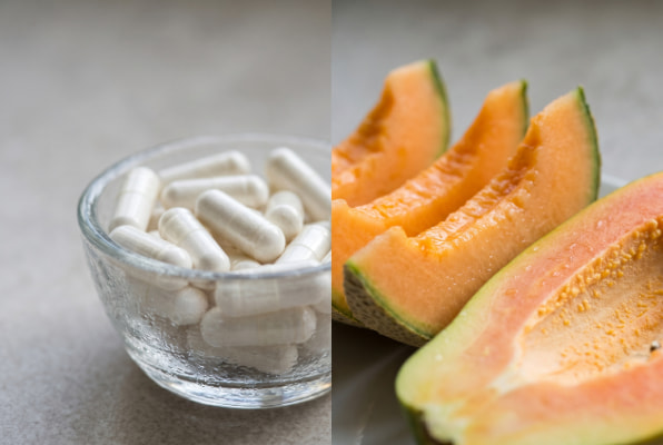 Vitamin C supplements versus reflux-safe food sources